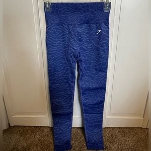 Gymshark Adapt Animal Seamless Leggings - Court Blue